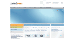Desktop Screenshot of printcom-gmbh.de